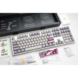Ducky one 3 mist grey rgb mechanisch toetsenbord (lichtgrijs, us lay-out (qwerty), cherry mx red, 100%, rgb led, double-shot pbt, hot-swappable, quack mechanics) - afbeelding 9