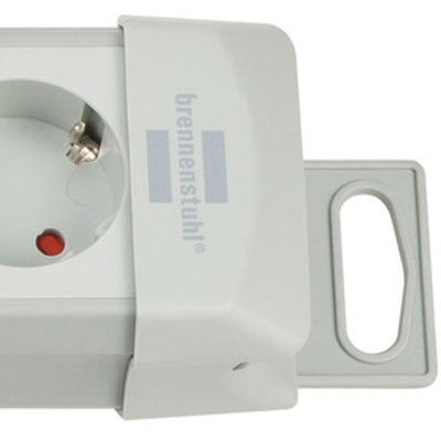 Brennenstuhl premium-line 4-voudig stekkerdoos met schakelaar 1955540100 stekkerdoos (lichtgrijs)