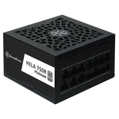 Silverstone hela 750r platinum modulaire 750 watt voeding (zwart, 4x pcie)