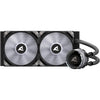 Sharkoon s80 rgb waterkoeling (zwart, 4-pins pwm fan-connector)