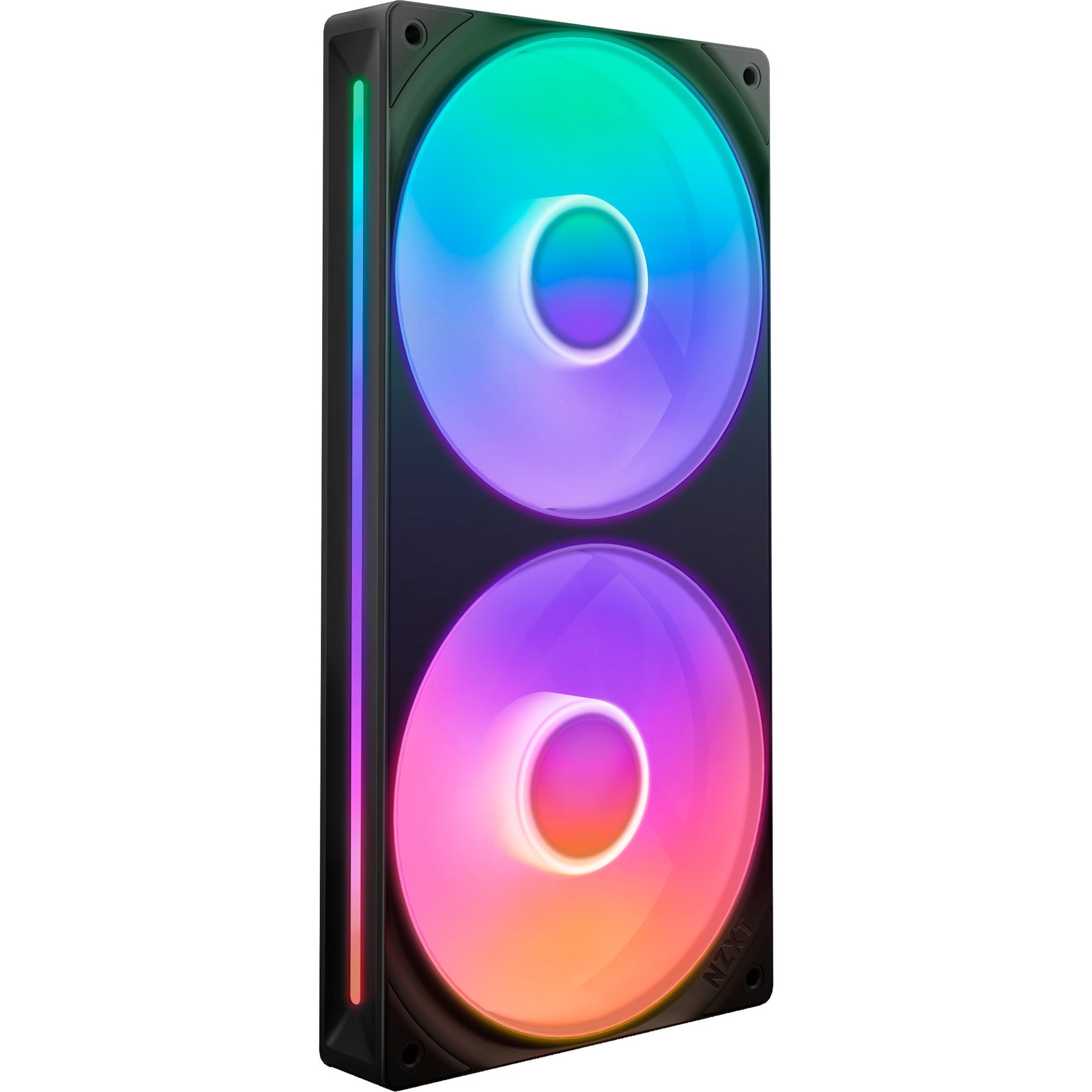Nzxt f240 rgb core case fans (zwart, 2 stuks, 240 x 120 x 26 mm)