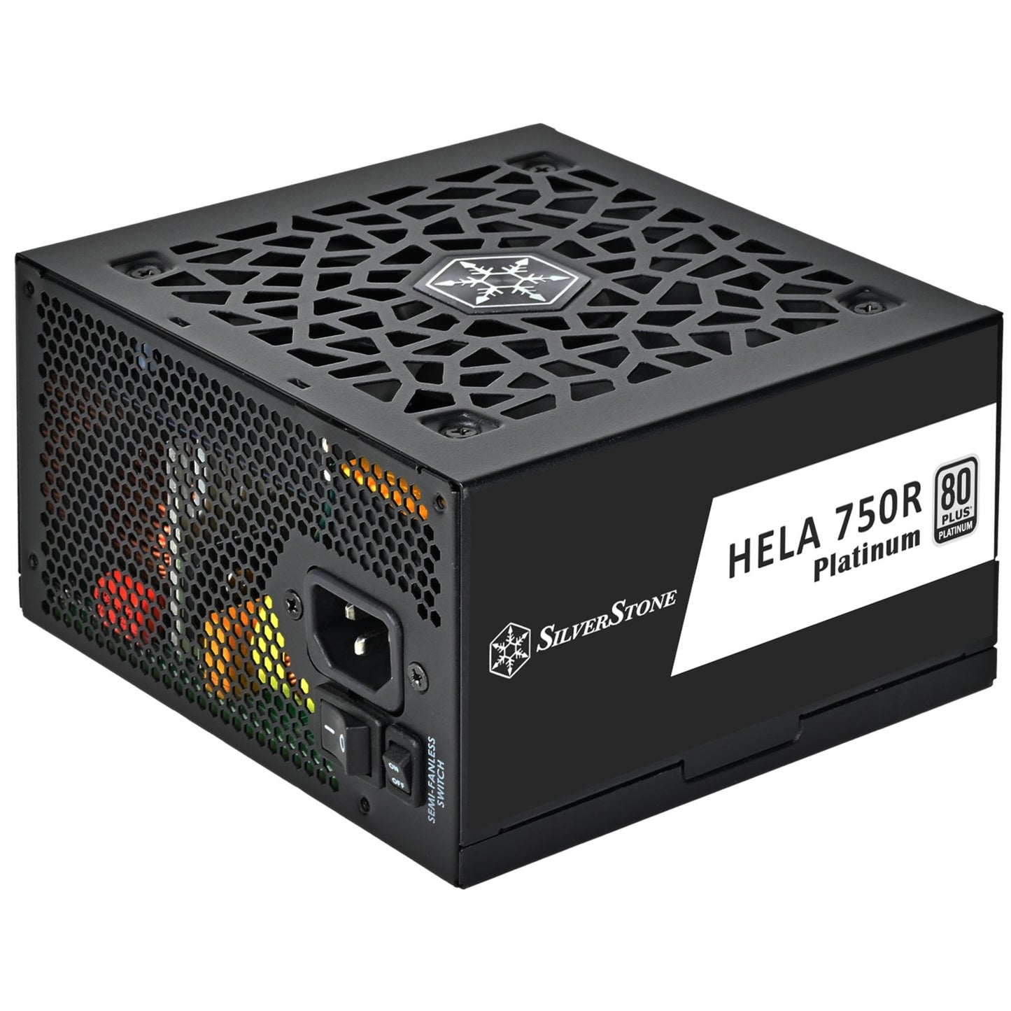 Silverstone hela 750r platinum modulaire 750 watt voeding (zwart, 4x pcie)