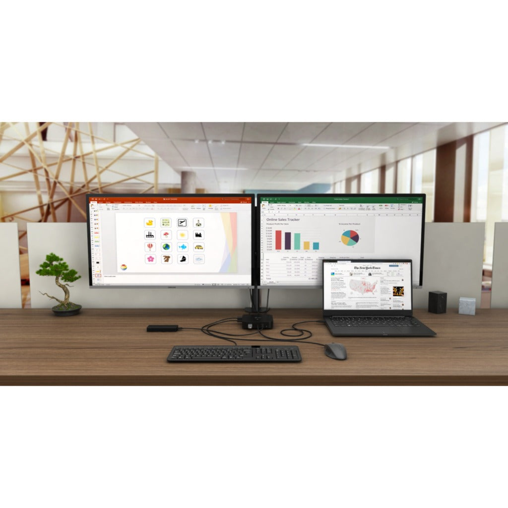 I-tec usb-c hdmi dp docking station with power delivery 100 w (zwart)