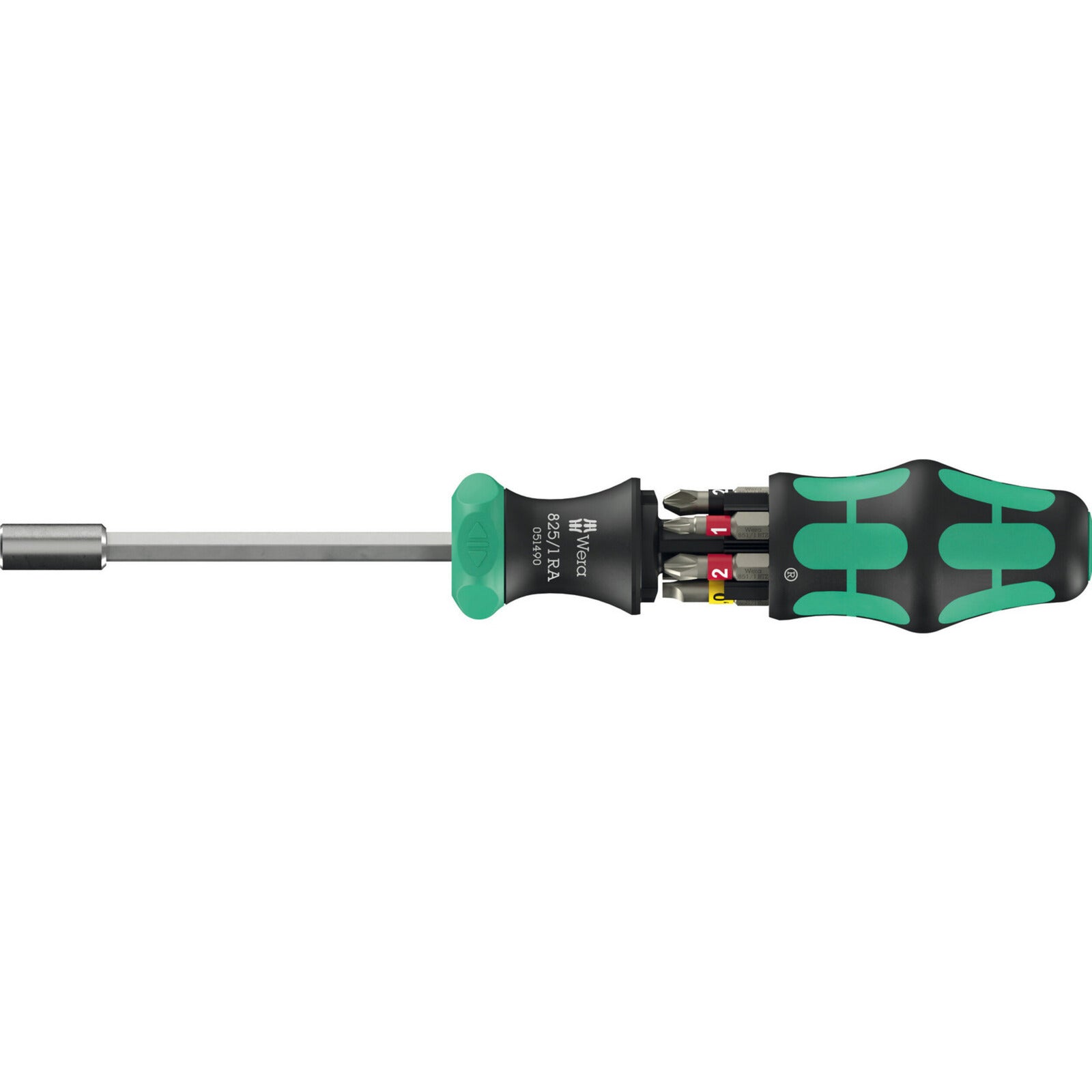 Wera kraftform kompakt 27 ra 1, 6‑delig bitset (zwart groen)
