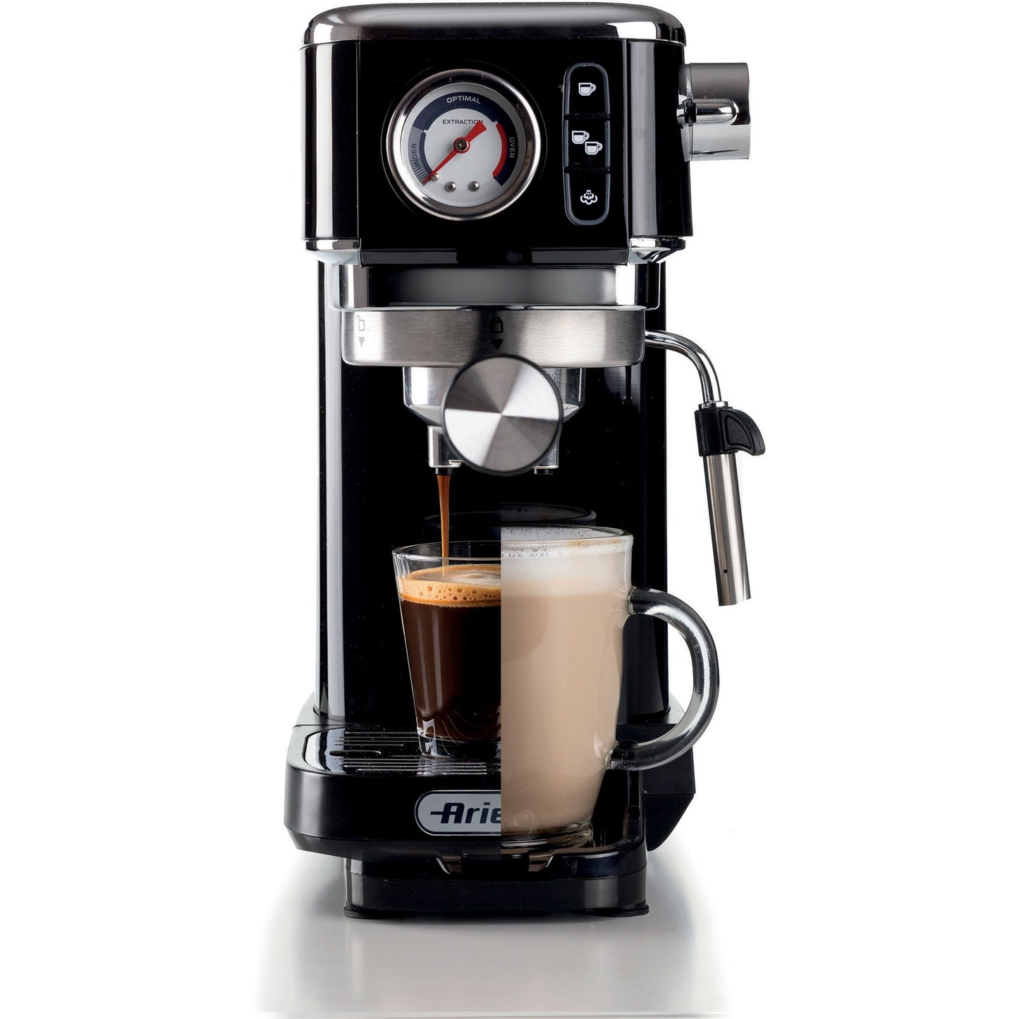 Ariete moderna espresso slim 1381 12 espressomachine (zwart)