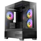 Antec cx500m rgb mini tower behuizing (zwart | 3x usb-a | tempered glass)