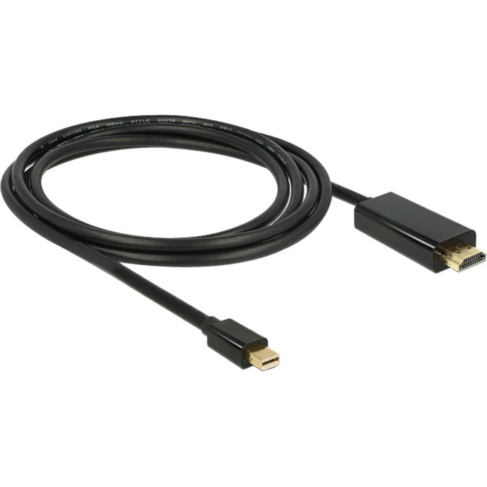 Delock mini displayport > hdmi adapter (zwart, 2 meter)