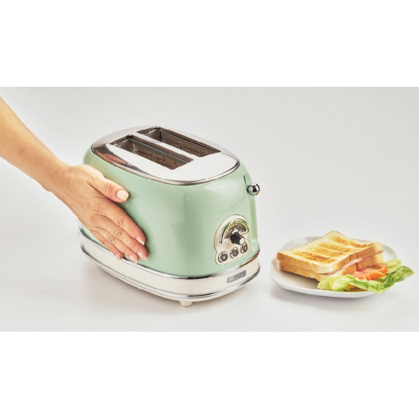 Ariete vintage broodrooster 0155 14 (lichtgroen)