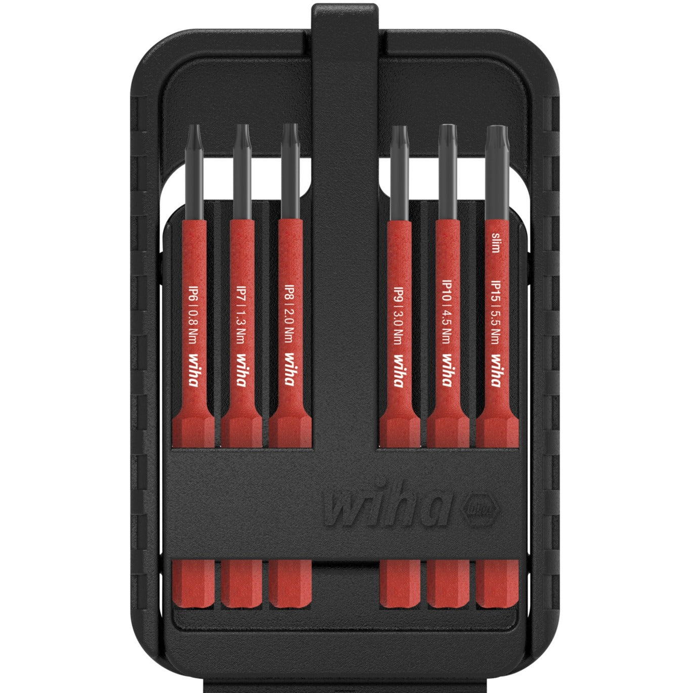 Wiha bit set slimbit electric bitset (rood, 76-delig)