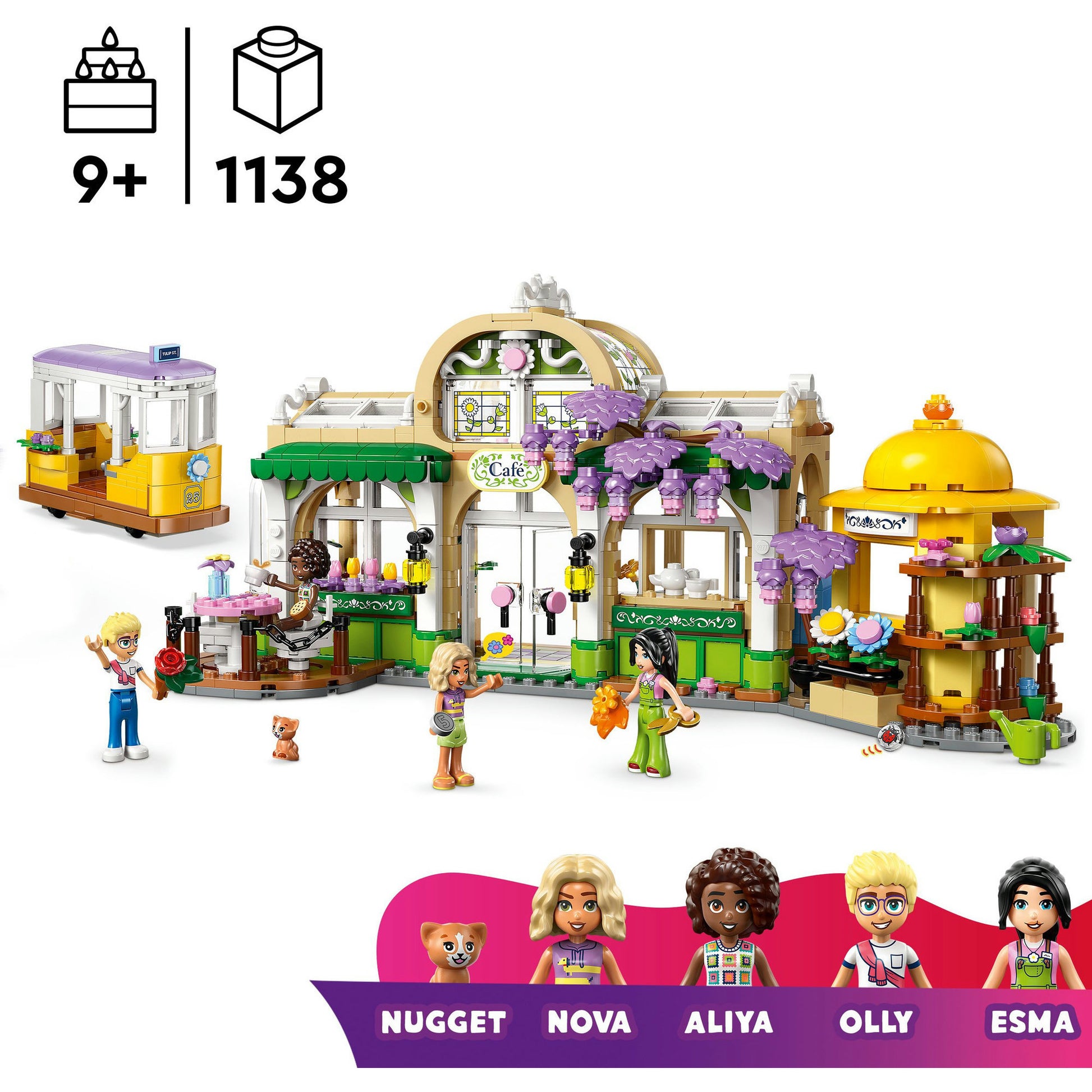 Lego ® friends plantencafé en bloemenwinkel bouwset - 42671