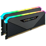 Corsair vengeance rgb rt 32 gb ddr4-3200 (2x 16 gb) werkgeheugen (zwart, cmn32gx4m2z3200c16, xmp 2.0) - afbeelding 2