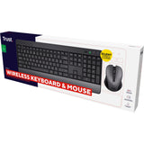 Trust trezo comfort draadloze toetsenbord- en muisset desktopset (zwart, us lay-out (qwerty), 100%) - afbeelding 7