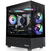 Thermaltake view 170 tg argb mini tower behuizing (zwart | 2x usb-a | rgb | tempered glass) - afbeelding 6