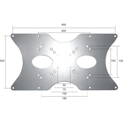 Neomounts fpma-vesa400 adapter (zilver, tot 35 kg, retail)