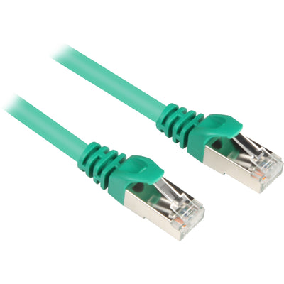 Sharkoon cat.6 netwerkkabel (groen, 2 meter, sftp, rj-45)