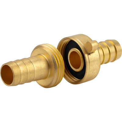 Gardena messing slangschroefstuk 26,5 mm (g 3 4 ) koppeling (7151-20)