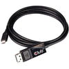 Club 3d usb-c > displayport 1.4 adapter (zwart, 1,8 meter)