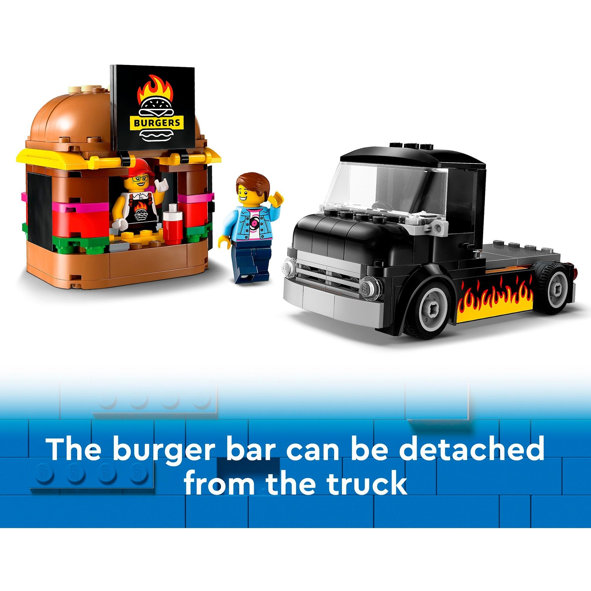 Lego city - hamburgertruck constructiespeelgoed (60404)