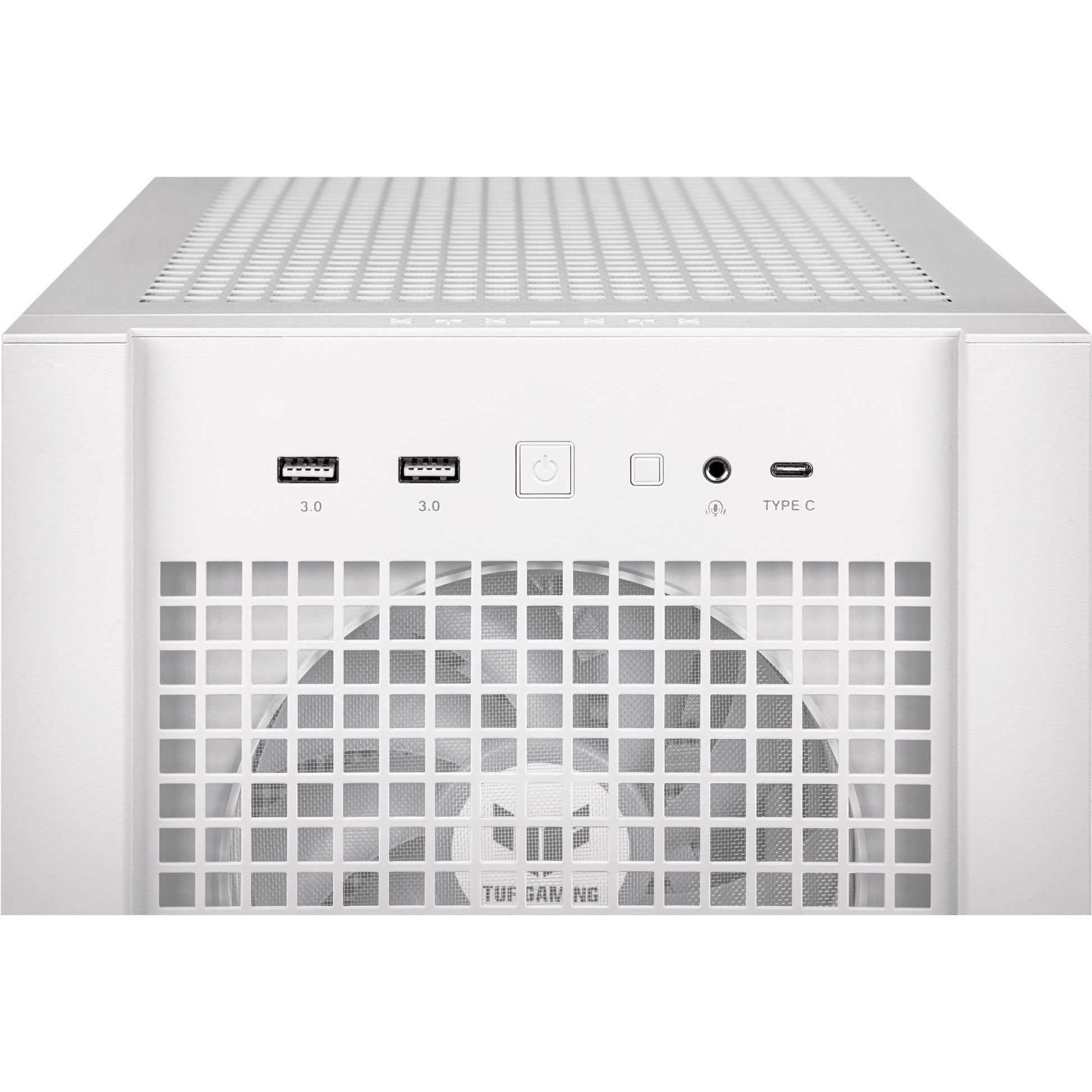 Asus tuf gaming gt302 argb midi tower behuizing (wit | 2x usb-a | 1x usb-c | rgb | tempered glass)