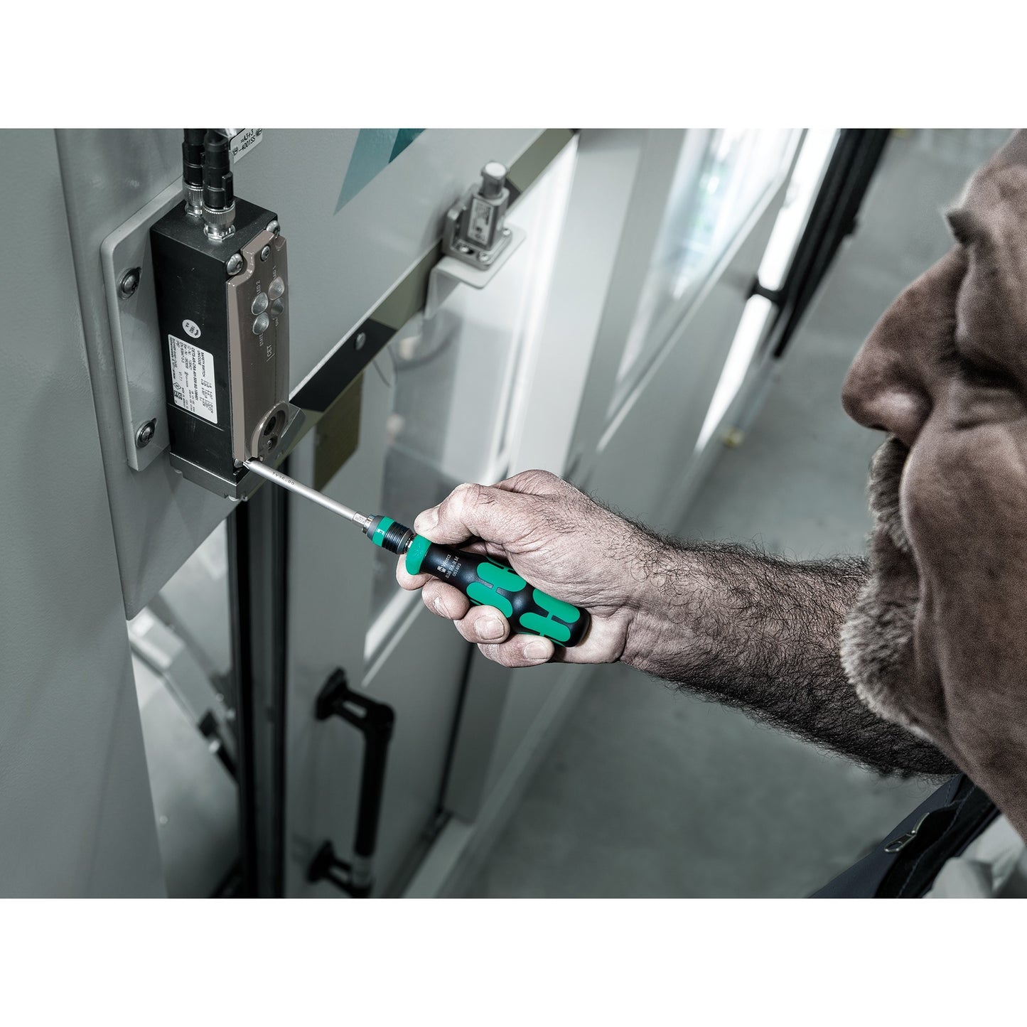 Wera kraftform kompakt 838 ra-r m set 1 bitset (zwart groen, 15‑delig)