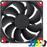 Noctua nf-a9x14 hs-pwm chromax.black case fan (zwart, 92 x 92 x 14 mm) - afbeelding 1