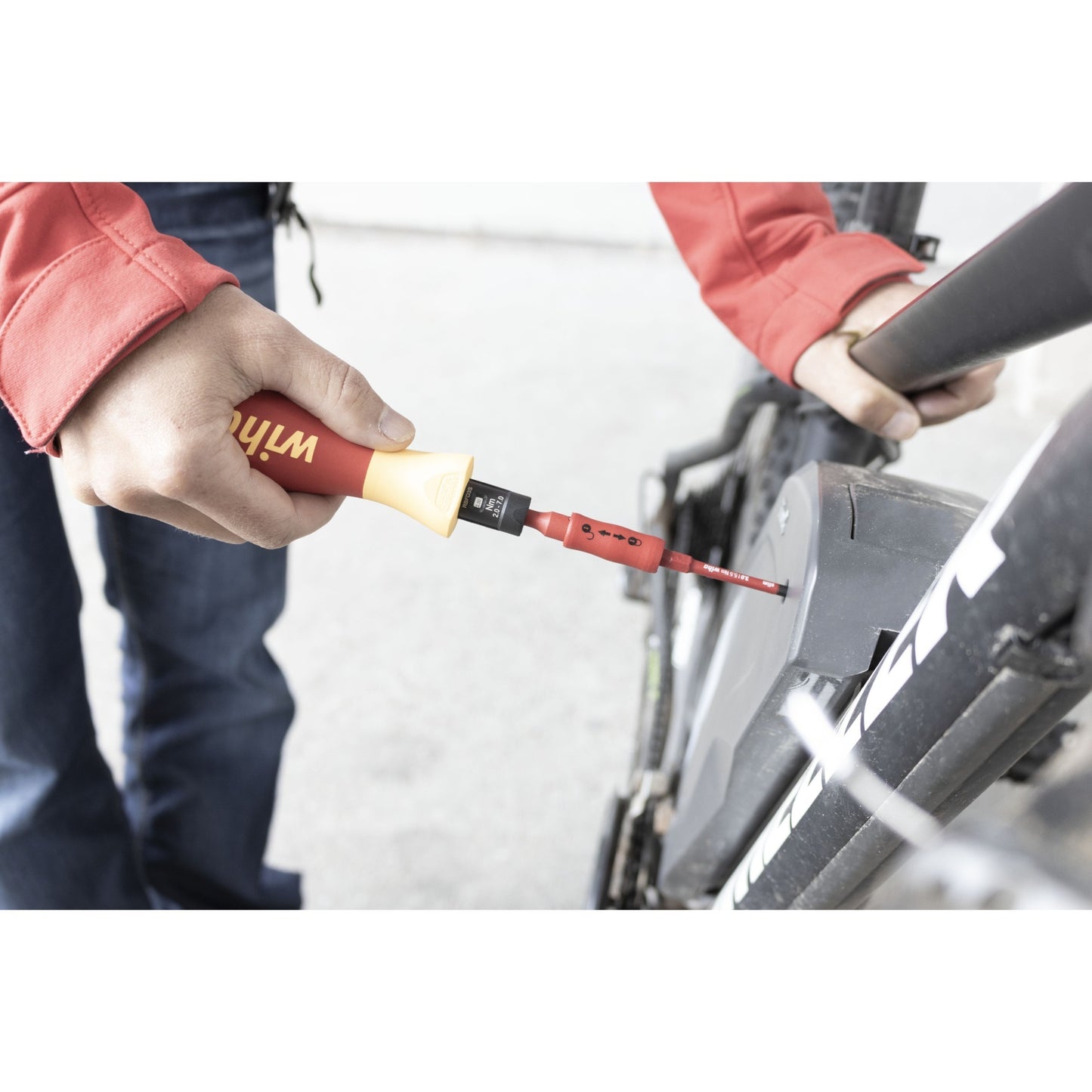 Wiha momentschroevendraaierset torquevario-s electric (rood geel, 19-delig, 0,8 - 5 nm)
