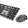 Dell premier multi-device draadloos toetsenbord en draadloze muis - km7321w desktopset (grijs, us lay-out (qwerty), 100%, bluetooth 5.0, dpi:1000 - 4000)