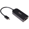 Club 3d usb-c 3.2 gen1 > rj-45 2.5gbps adapter (zwart, 0,16 meter)