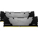 Kingston fury renegade 32 gb ddr4-4000 (2x 16 gb) werkgeheugen (zwart, kf440c19rb12k2 32, xmp 2.0)