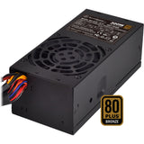 Silverstone tfx tx300 300 watt voeding (zwart) - afbeelding 1