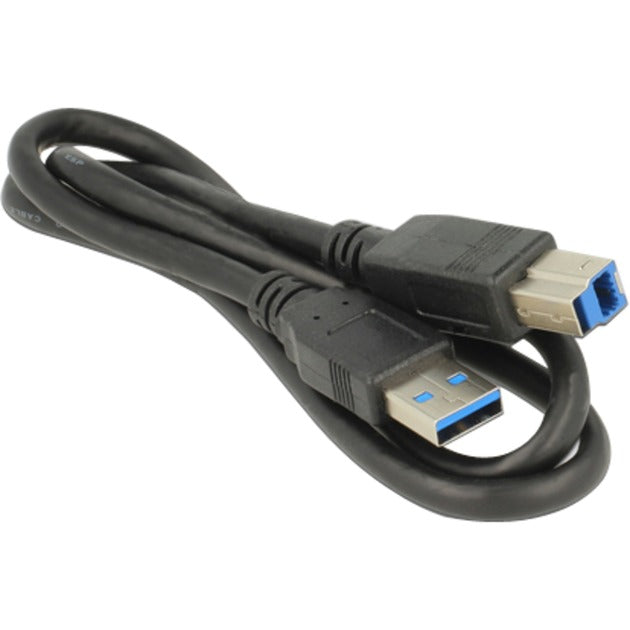 Delock usb 3.0 > 4x gigabit lan adapter (zwart, 80 centimeter)