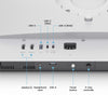 Benq ma270up voor macbook 27 4k uhd monitor (zilver, hdmi, usb-a, usb-c, audio)