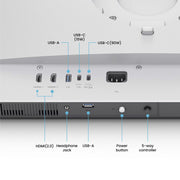 Benq ma270up voor macbook 27 4k uhd monitor (zilver, hdmi, usb-a, usb-c, audio) - afbeelding 4