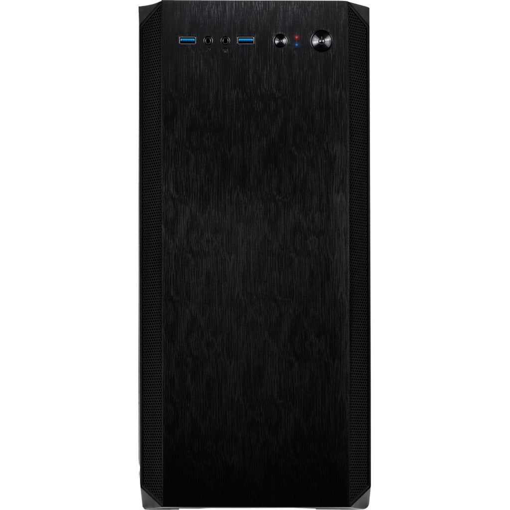 Inter-tech h-606 mini tower behuizing (zwart | 2x usb-a)