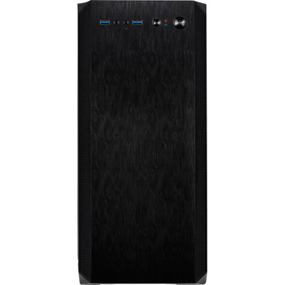 Inter-tech h-606 mini tower behuizing (zwart | 2x usb-a)