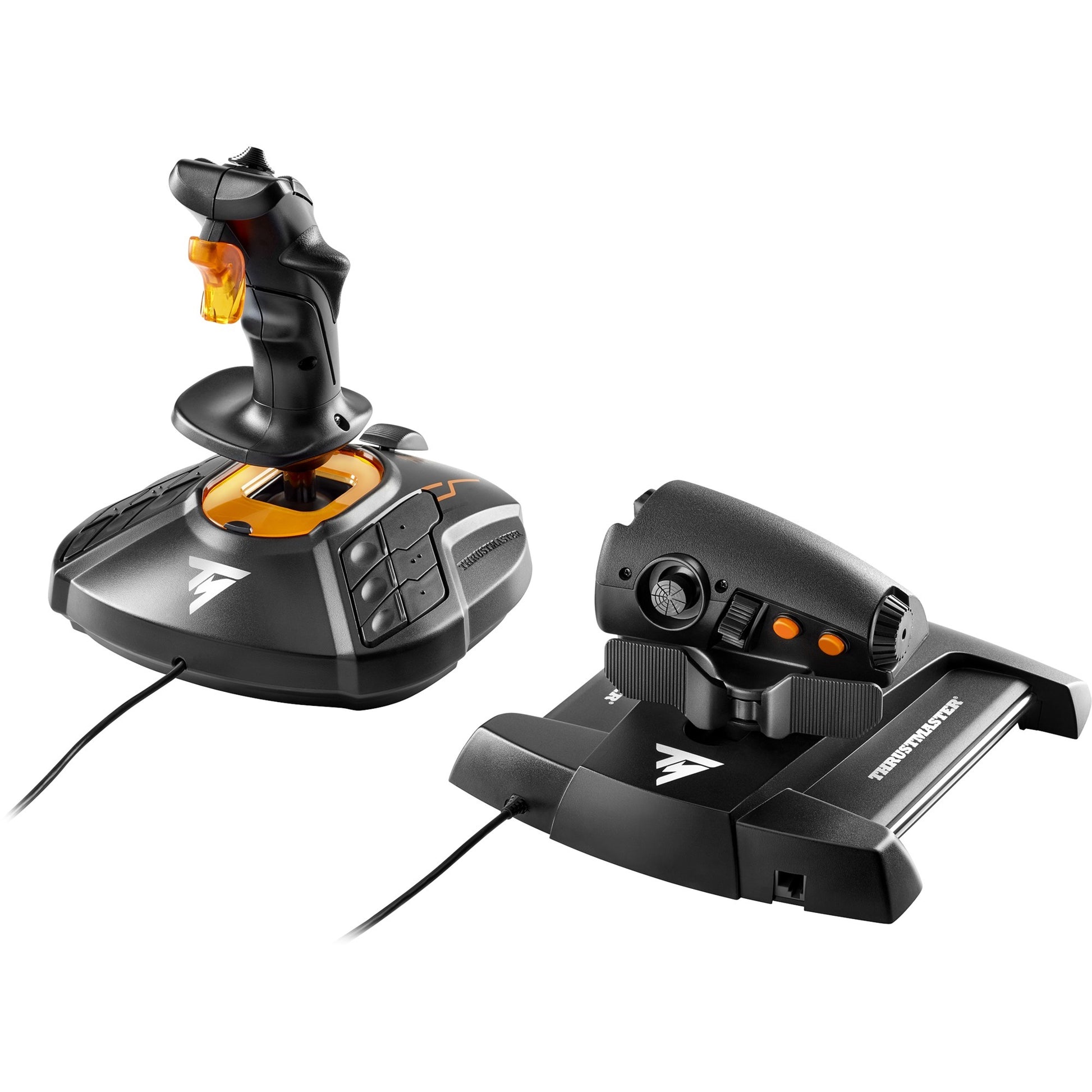 Thrustmaster t.16000m fcs hotas gaming hotas (zwart oranje, pc)