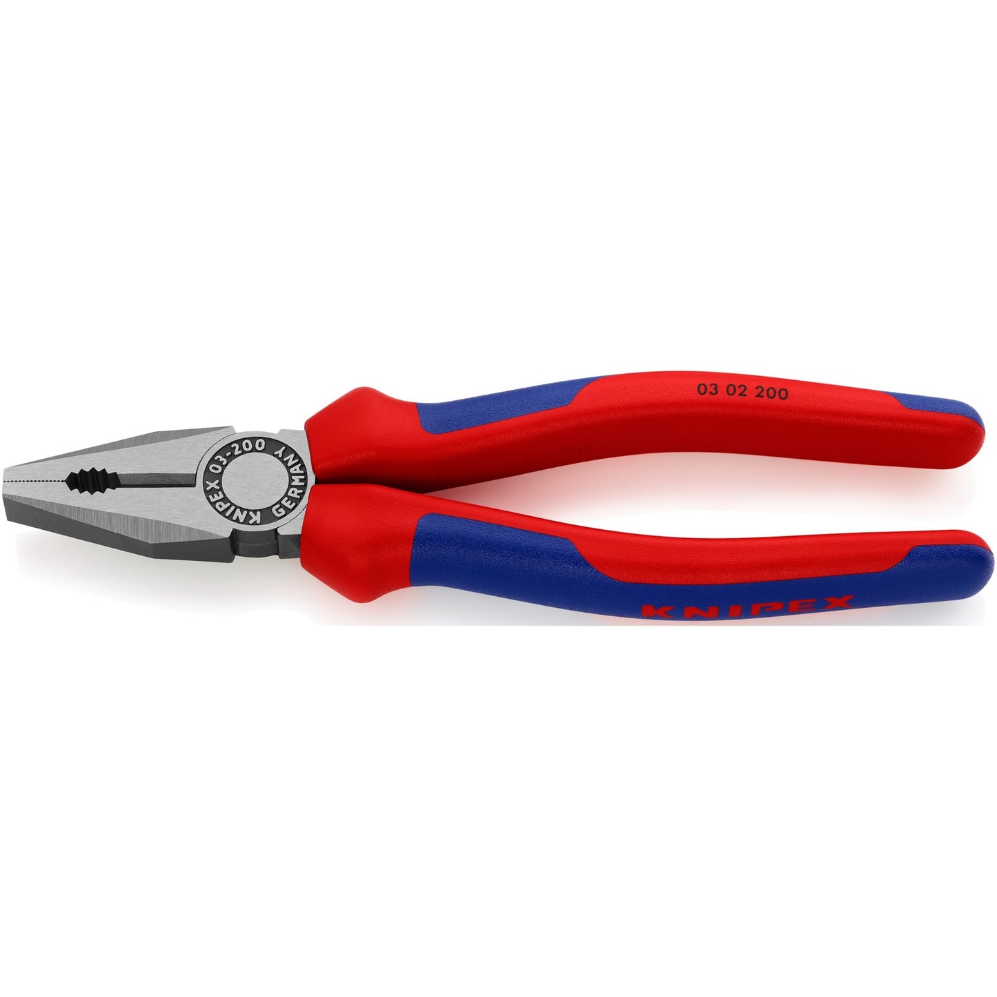 Knipex combitang 03 02 200 combinatietang (blauw)