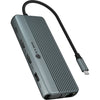 Icy box ib-dk4062-cpd 12-in-1 dockingstation (aluminium)