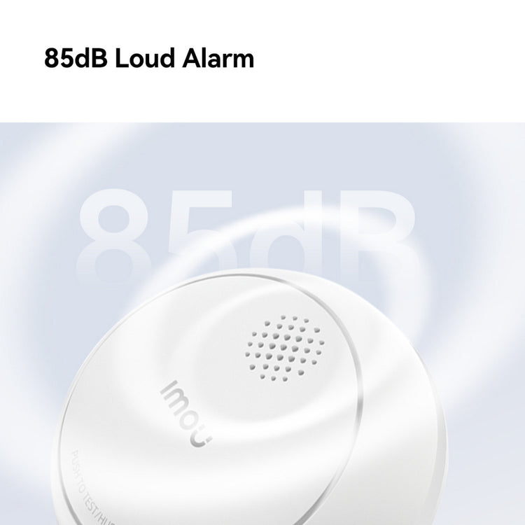 Imou slimme rookmelder - zsm1 bundel (wit, 3 stuks + zg2s smart gateway, zigbee)