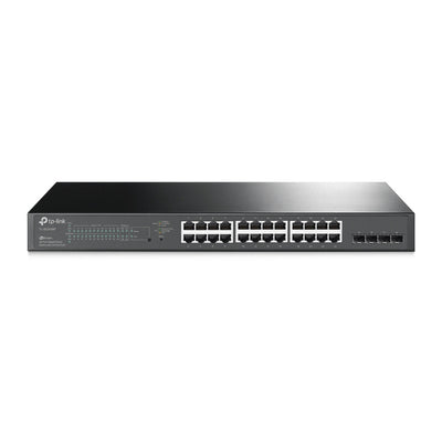 Tp-link omada sg2428p jetstream 28-poorts gigabit smart-switch (zwart, 24x poe+)