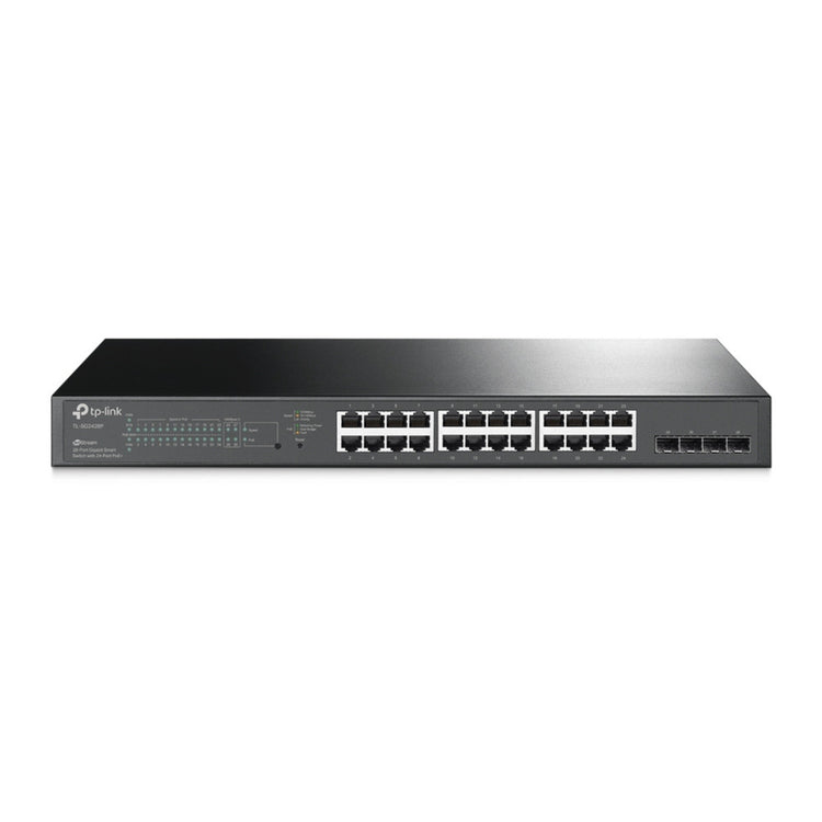 Tp-link omada sg2428p jetstream 28-poorts gigabit smart-switch (zwart, 24x poe+)