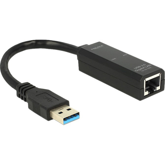 Delock adapter usb 3.0 > gigabit lan (zwart, 62616)