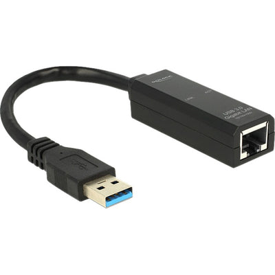 Delock adapter usb 3.0 > gigabit lan (zwart, 62616)