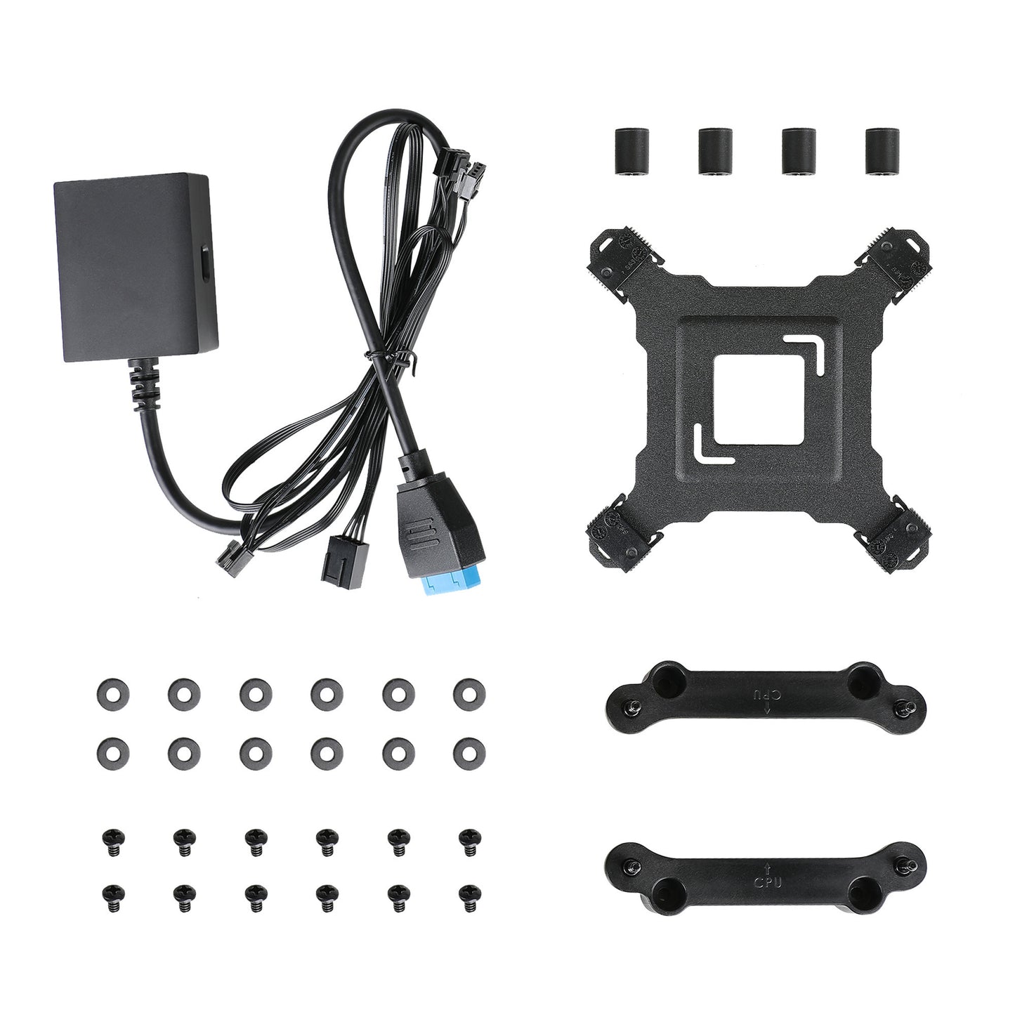 Antec vortex view 360 waterkoeling (zwart)