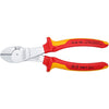 Knipex kracht-zijsnijtang 7406180 kniptang (rood geel)