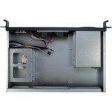 Inter-tech 1.5u-1528l rack behuizing (zwart | 2x usb-a) - afbeelding 3