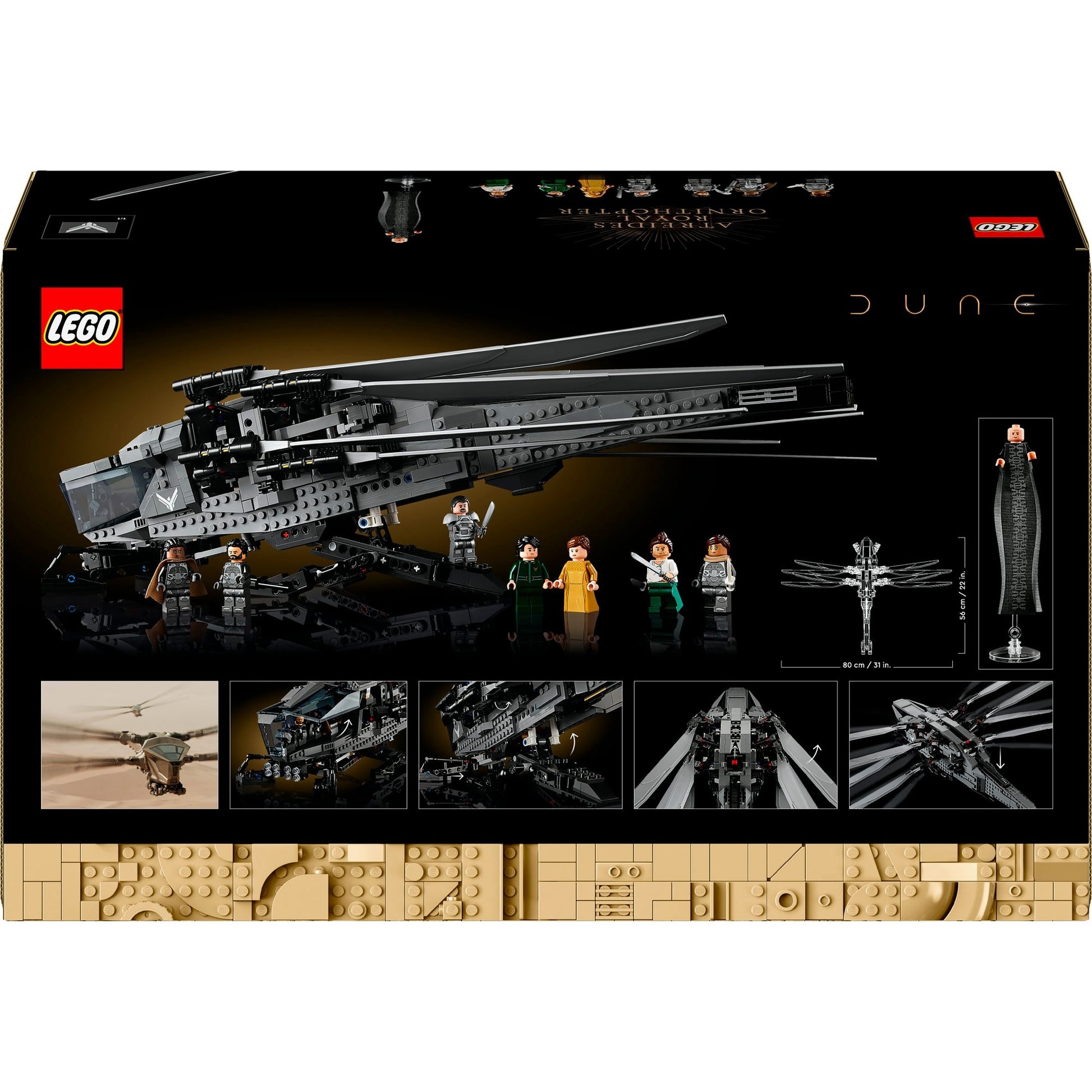 Lego icons - dune atreides royal ornithopter constructiespeelgoed (10327)