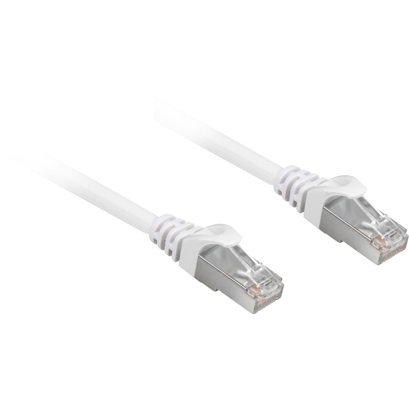 Sharkoon patchkabel sftp, rj-45 met cat.6a (wit, 0,5 meter, halogeenvrij)