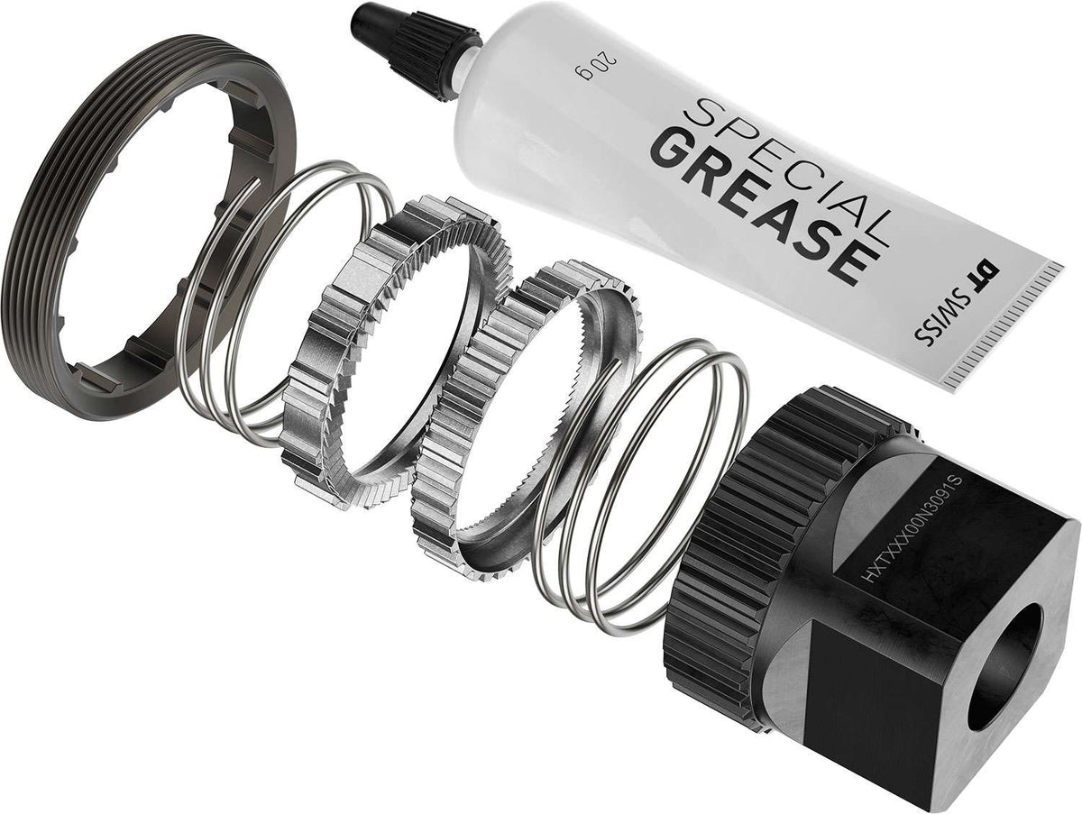Dt swiss upgrade kit ratchet deg 60t df anti pedal kickback system e-mtb | 12 x 148mm | shimano