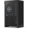 Nzxt h2 flow mini tower behuizing (zwart | 2x usb-a | 1x usb-c | tempered glass)